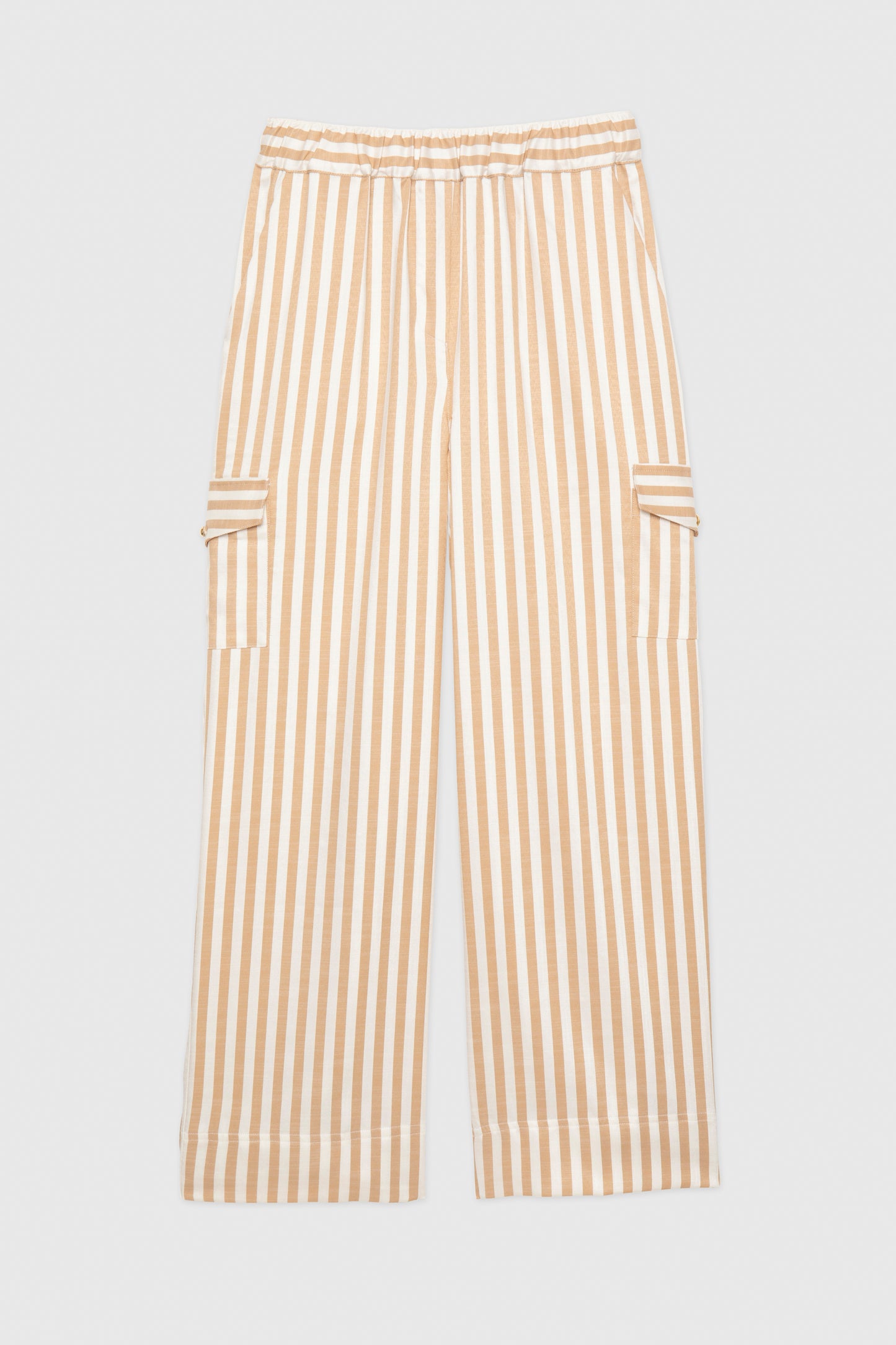 Beige Striped TARLO pants