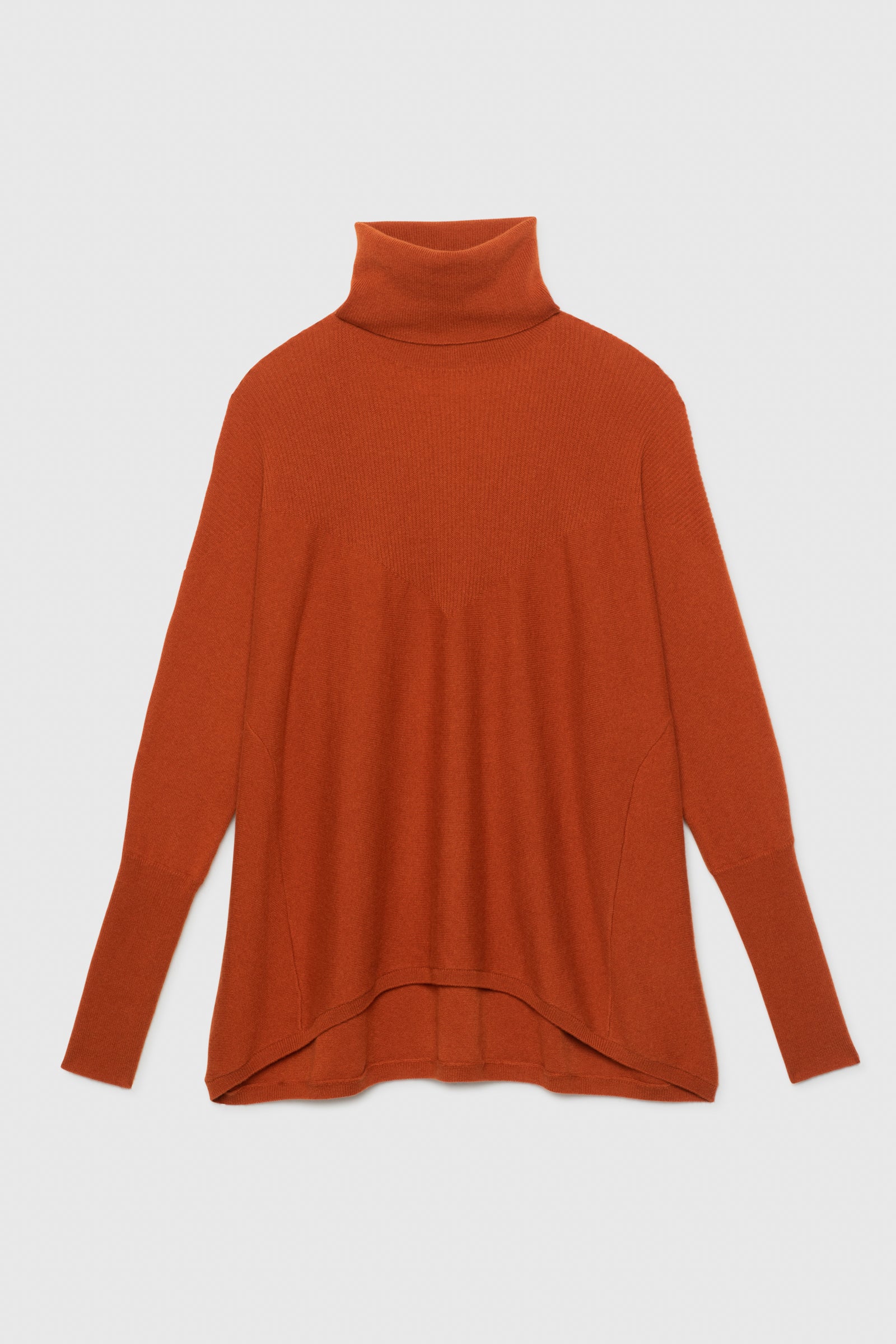 Pull PENNY terracotta Cachemire haut de gamme femme MAX&MOI