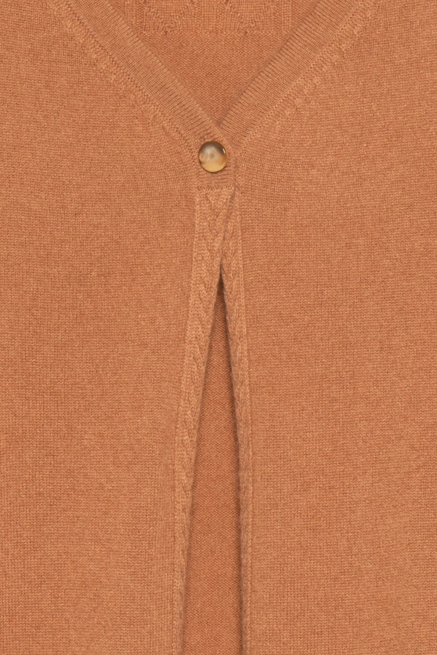 GALILEA clay cashmere cardigan