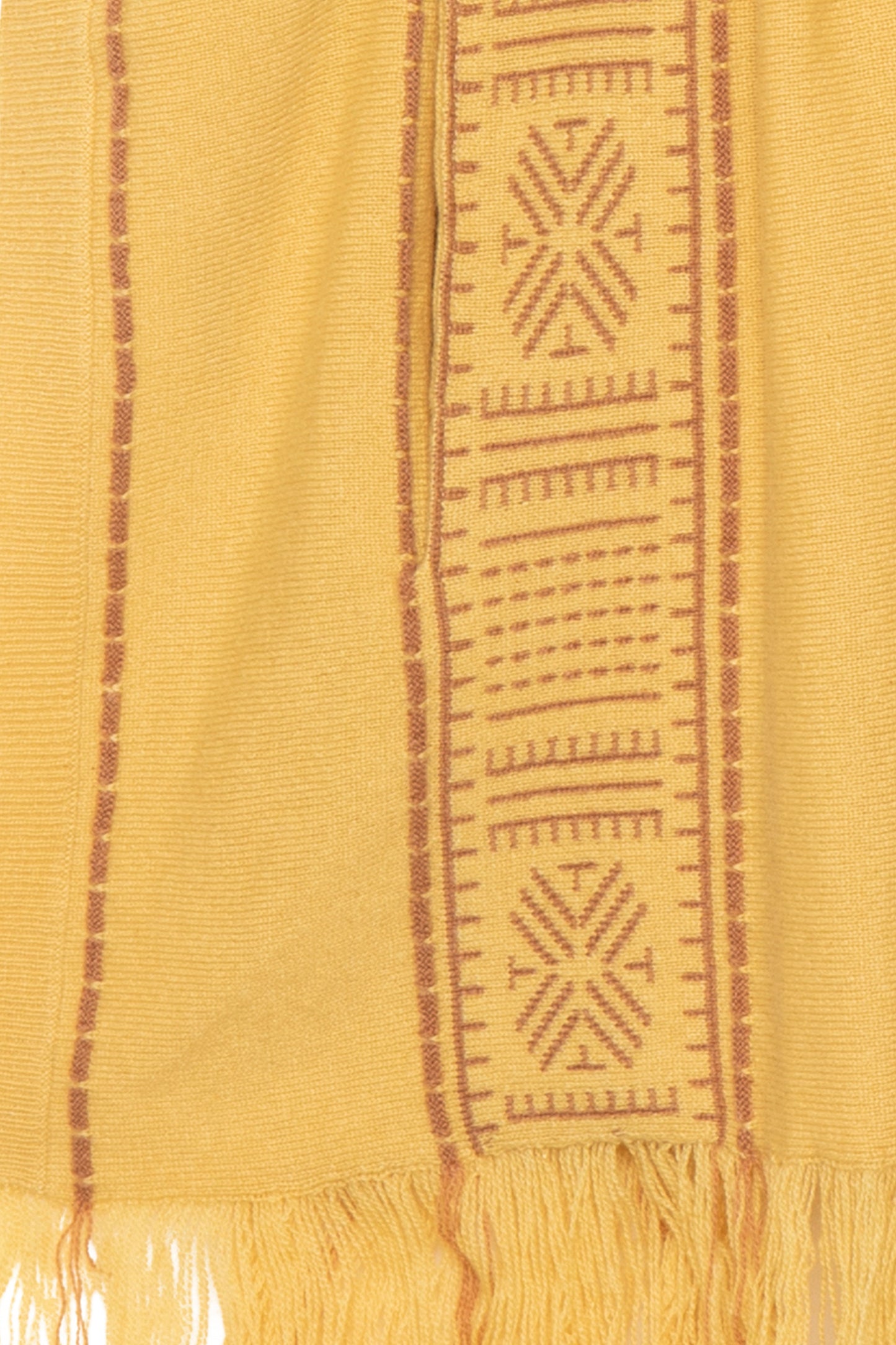 PALMERSTON saffron cashmere poncho