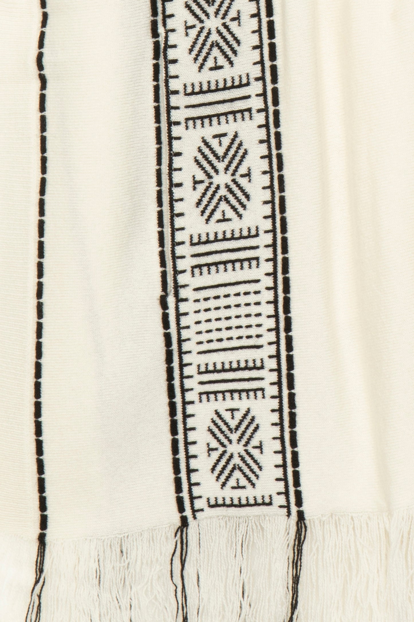 PALMERSTON white cashmere poncho