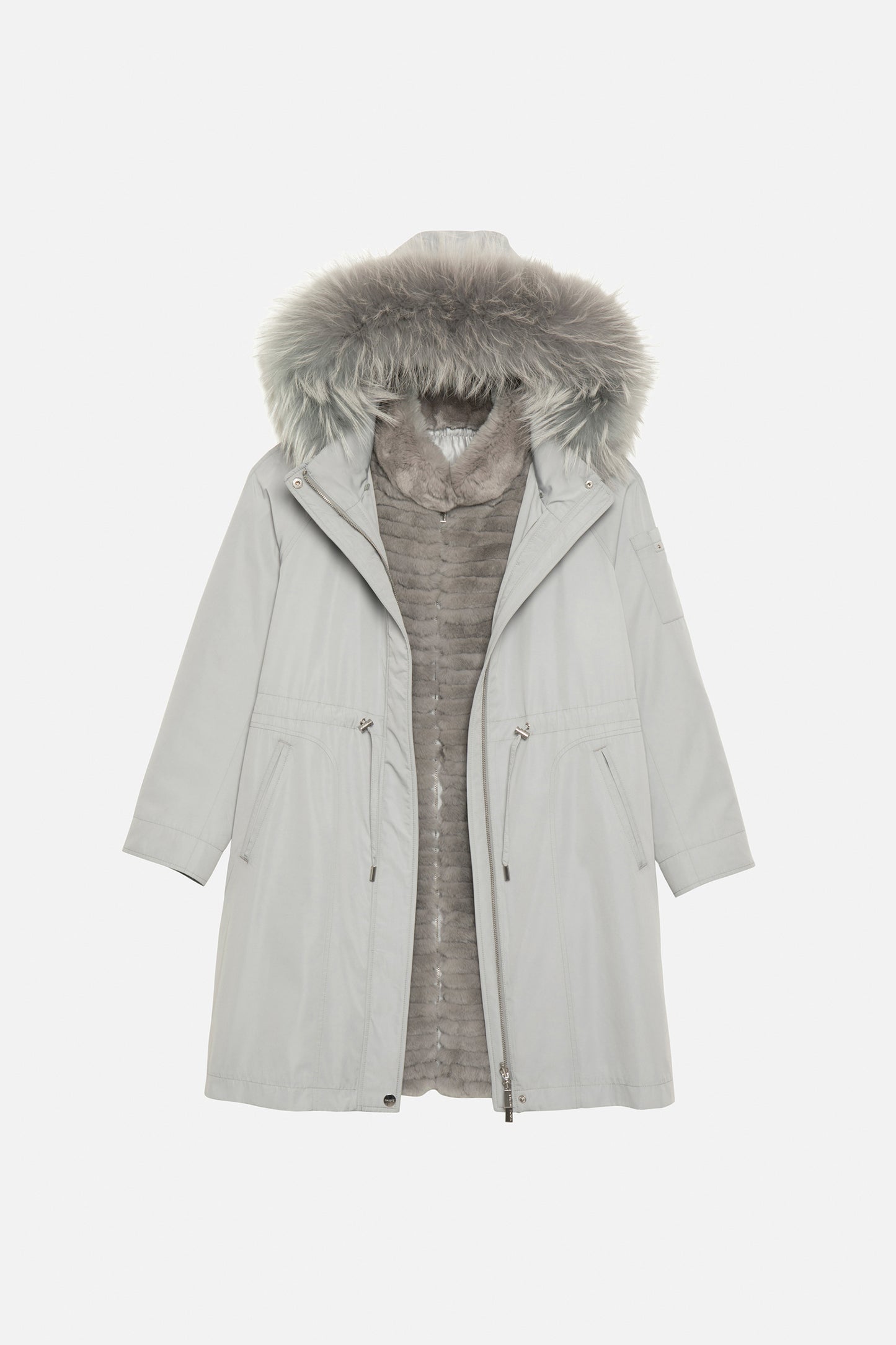 TWO-IN-ONE PARKA H22DIAH22LIGHTGREY